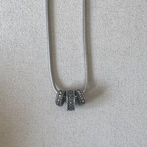 Judith Jack triple loop necklace- sterling silver from Nordstrom.